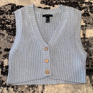 Sky Blue Knit Vest